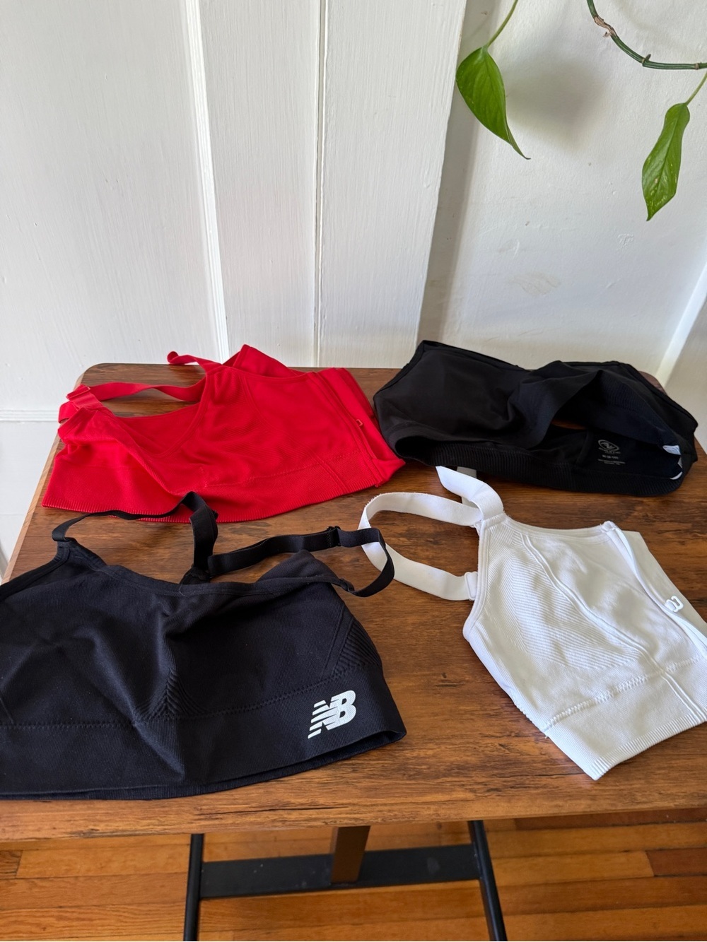 New Balance Sports Bra set of (4) size M